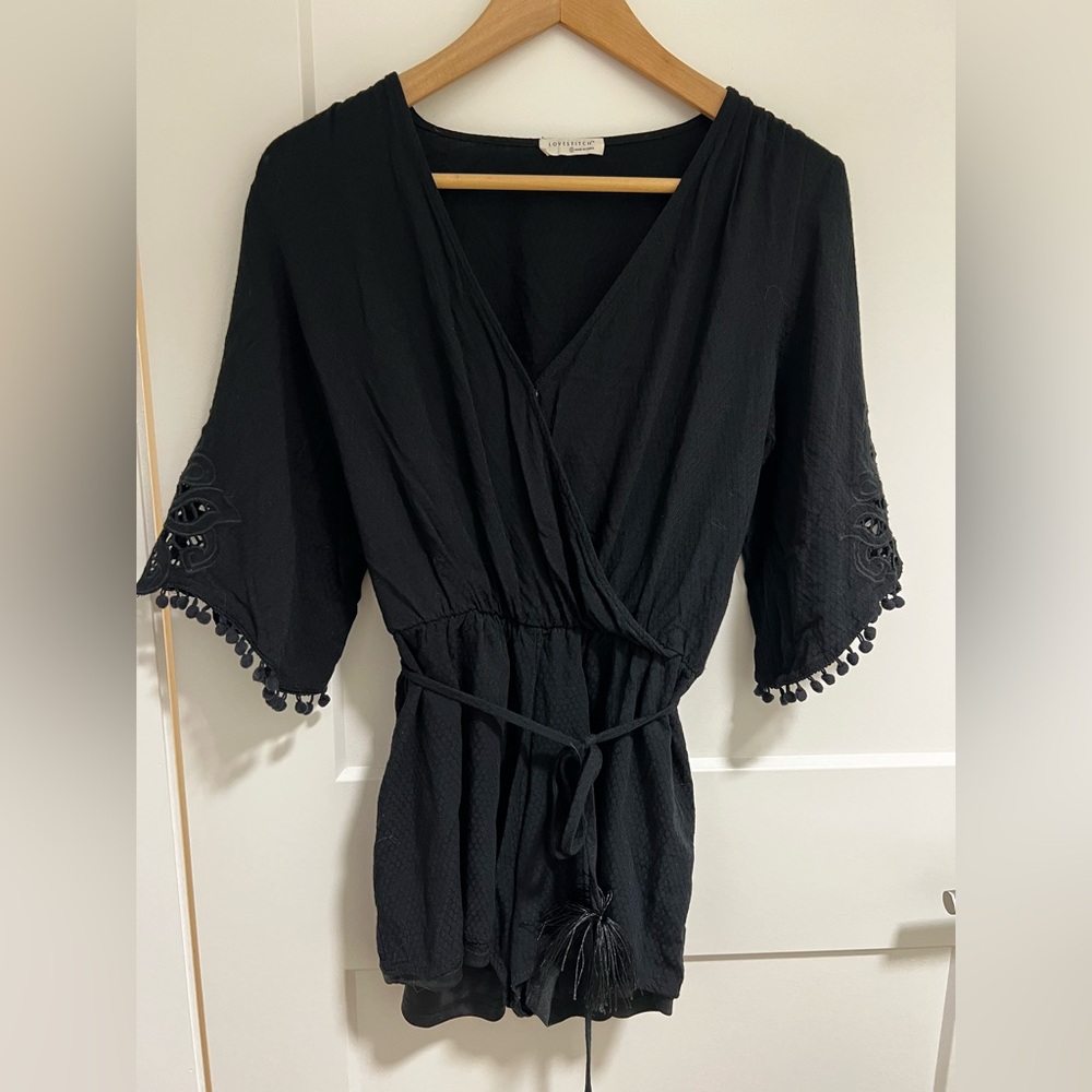 Lovestitch Black Romper